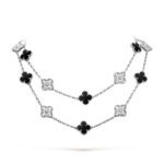 Vintage Alhambra long necklace, 20 motifs