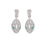 Serpenti Seduttori gilded snake earrings