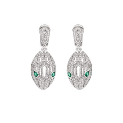Serpenti Seduttori gilded snake earrings