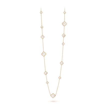 Magic Alhambra long necklace, 16 motifs