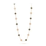 Vintage Alhambra long necklace, 20 motifs