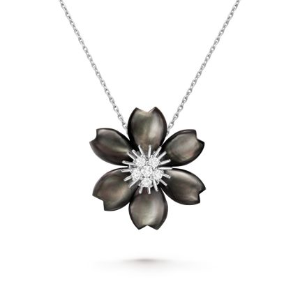 Rose de No?l clip pendant, small model