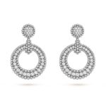 Perlée diamonds earrings