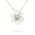 Rose de No?l clip pendant, small model