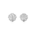 Bouton de Camélia earrings