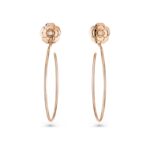 Extrait de Camélia hoop earrings