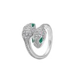 Serpenti Seduttori gilded snake ring