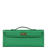 Hermes Kelly Cut Bambou Swift Gold Hardware