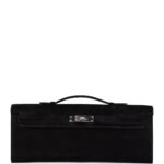 Hermes Kelly Cut Black Doblis Palladium Hardware