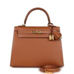 Hermes Kelly Sellier 25 Gold Madame Gold Hardware