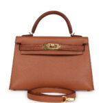 Hermes Kelly Sellier 20 Gold Madame and Matte Alligator Touch Gold Hardware