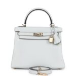 Hermes Kelly Retourne 25 Gris Platine Togo Permabrass Hardware