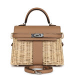 Hermes Mini Picnic Kelly 20 Chai Swift Palladium Hardware