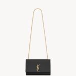 YSL Kate Medium in Grain De Poudre Embossed Leather