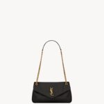 YSL CALYPSO Small in Plunged Lambskin