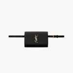 kate belt bag in grain de poudre-embossed leather