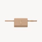 kate belt bag in grain de poudre-embossed leather