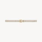 cassandre thin belt with square buckle in box saint laurent leather