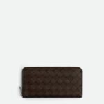 Intrecciato Zip Around Wallet