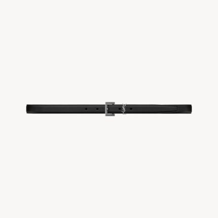 cassandre thin belt in smooth leather