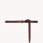 cassandre thin belt in vegetable-tanned leather