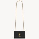 YSL Kate Small in Shiny Grained  Leather