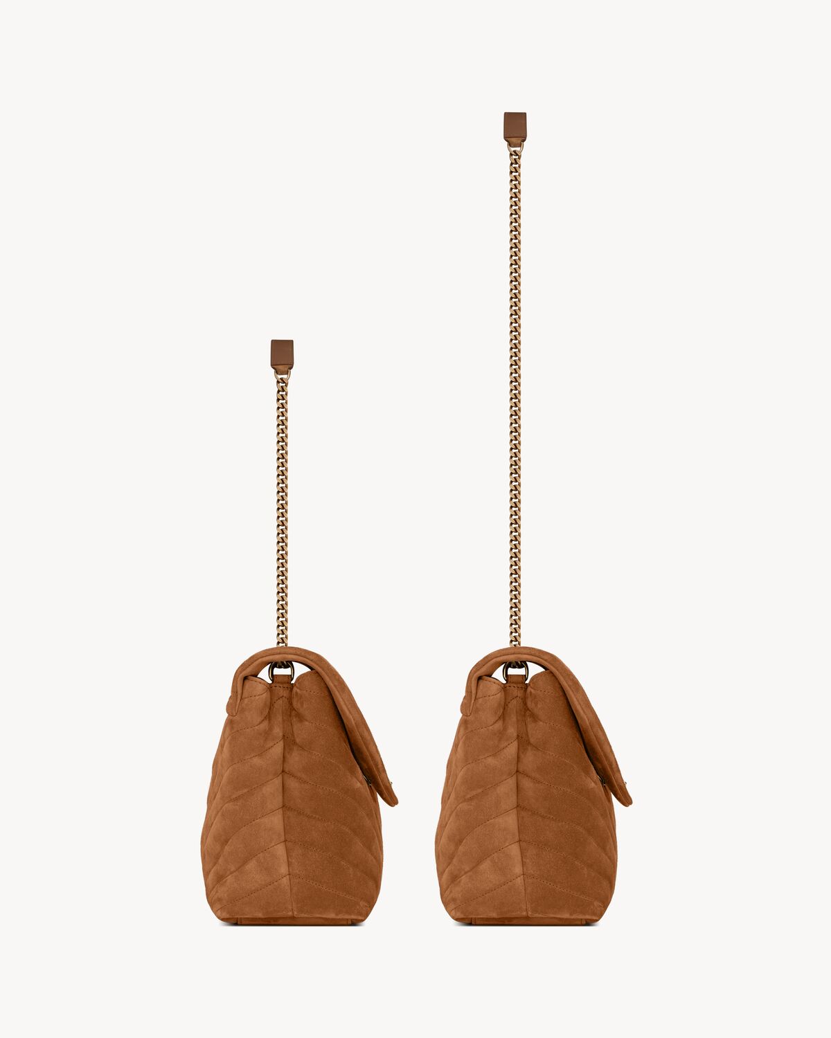 YSL Loulou Medium in Quilted Suede - Image 4