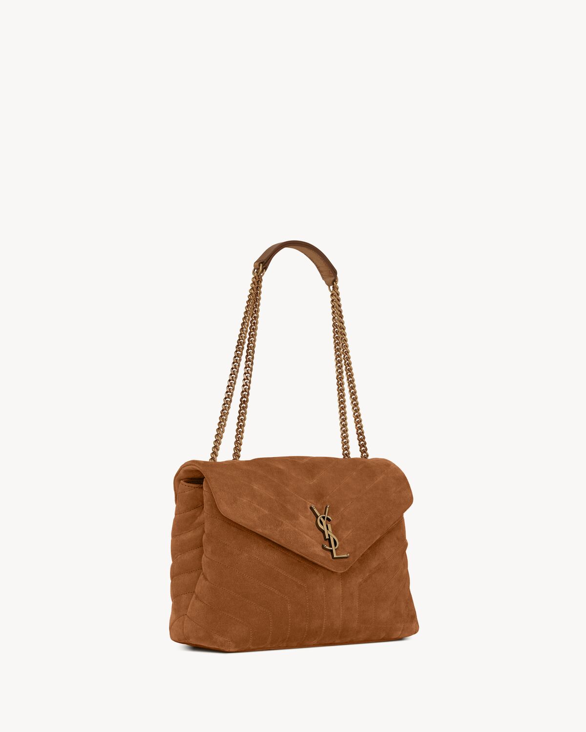 YSL Loulou Medium in Quilted Suede - Image 2