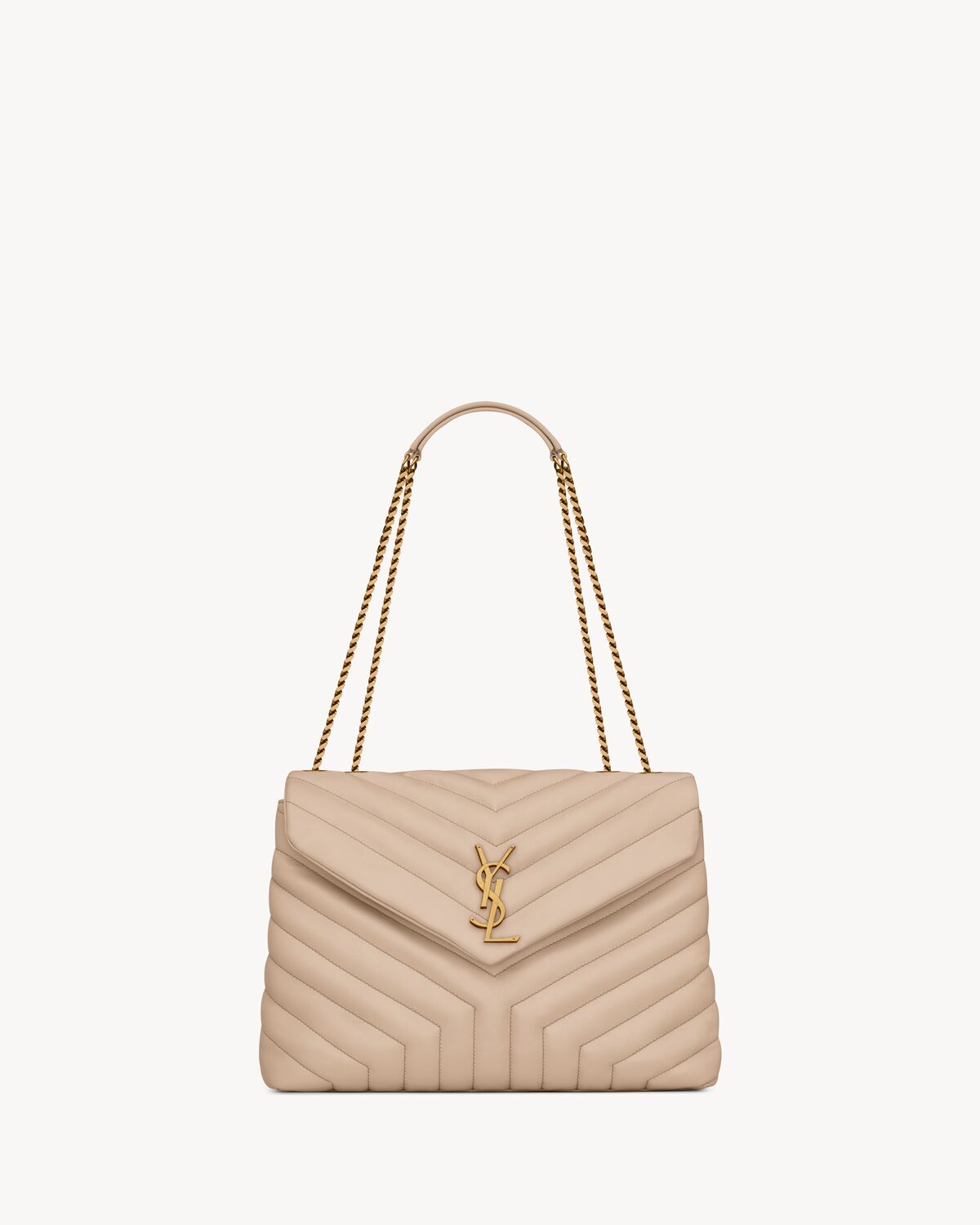 YSL Loulou Medium in Quilted Leather