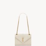 YSL ENVELOPE Medium in MATELASSé Lambskin