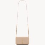 YSL Cassandre Phone Holder in Smooth Leather
