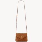 YSL Toy Loulou In Quilted Suede