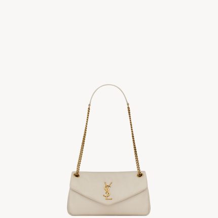YSL CALYPSO Small in Plunged Lambskin