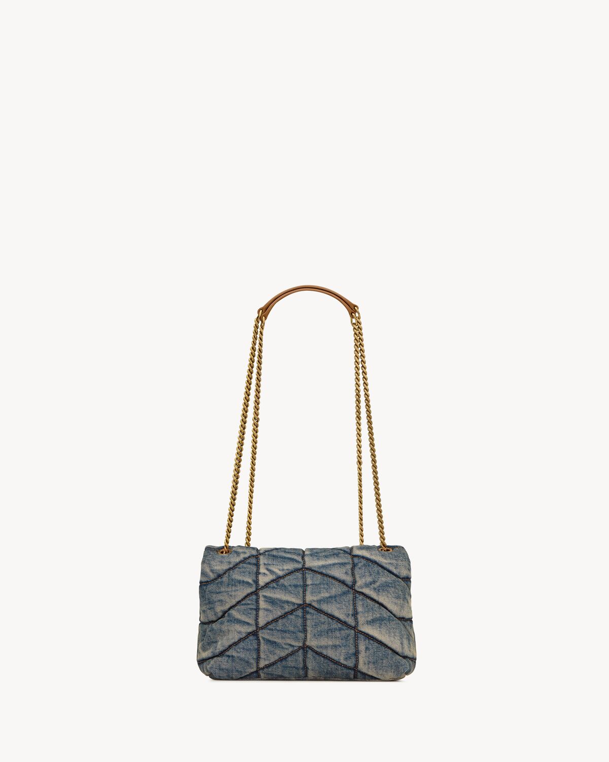 YSL Puffer Toy in Demin - Image 5