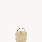 YSL Le 37 Mini In Shearling