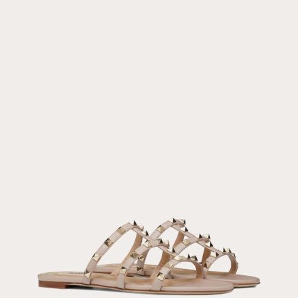 ROCKSTUD FLAT SLIDE SANDAL