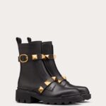 ROMAN STUD CALFSKIN COMBAT BOOT 40MM