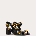 ROMAN STUD CALFSKIN SANDAL 60 MM