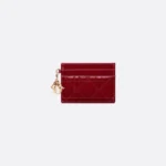 Lady Dior Freesia Card Holder