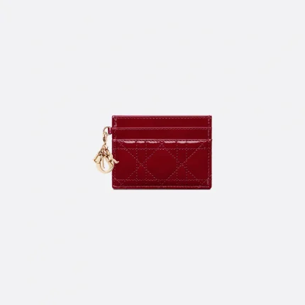 Lady Dior Freesia Card Holder