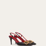 VLogo Signature Calfskin Slingback Pump 80mm / 3.15 in.
