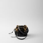 Prada Dangle Leather Top-Handle Mini-Bag
