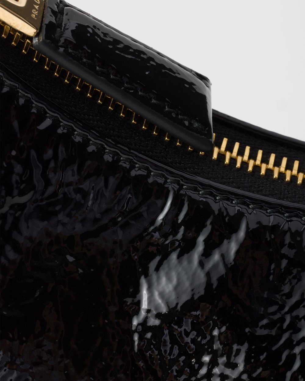 Prada Arqu?? Naplak Patent Leather Shoulder Bag - Image 5