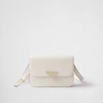 Saffiano Leather Flap Shoulder Bag
