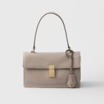 Prada Soft Sound Medium Leather Shoulder Bag