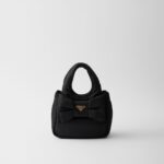 Padded Re-Nylon Mini-Bag With Bow
