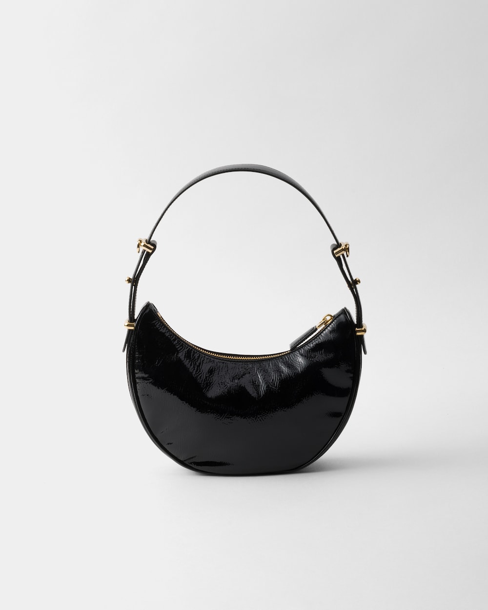 Prada Arqu?? Naplak Patent Leather Shoulder Bag - Image 6