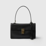 Prada Soft Sound Medium Leather Shoulder Bag