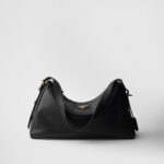 Prada Aim??e Large Leather Shoulder Bag
