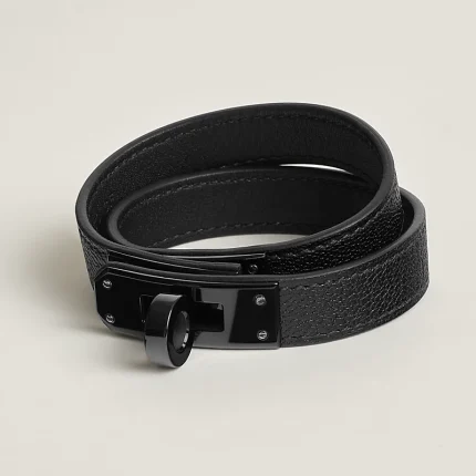 Kelly Double Circle So Black Bracelet
